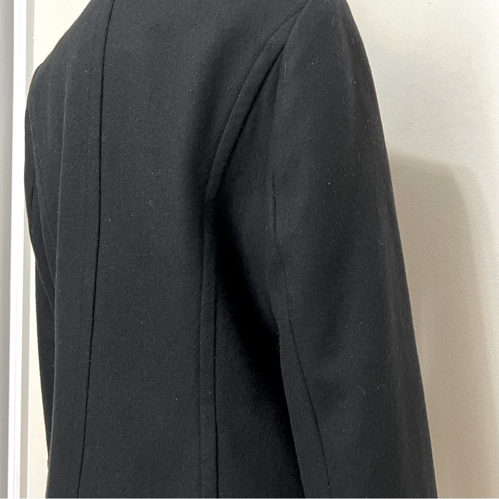 Nautica Black Wool Blend Coat - Picture 9 of 12